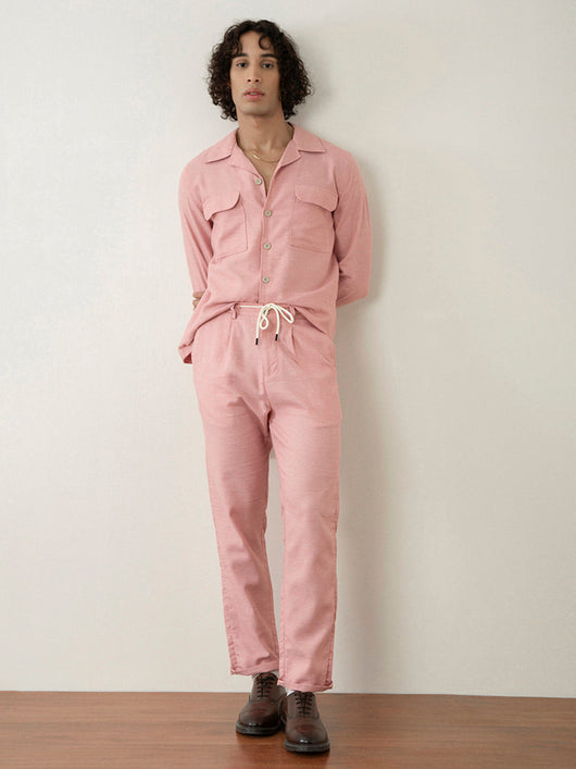 Pink Plain Summer Jacket